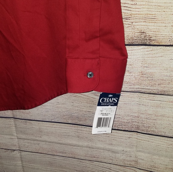 Chaps Red Button Down - Picture 2 of 4